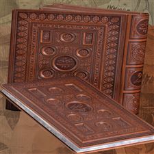 کتاب داستان های شاهنامه فردوسی (وزیری طرح چرم)